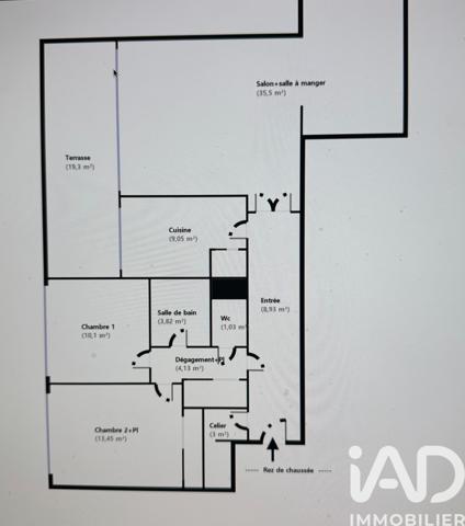 Appartement à vendre 4 pièces 89 m² Saint-Cyr-l'École