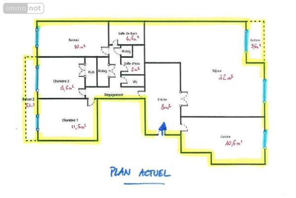 Appartement à vendre à Rosny-sous-Bois en Seine-Saint-Denis (93110), ref : 75022-849