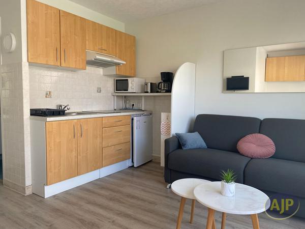 Appartement à louer Arcachon : 1 pièces, 18m² avec 0 chambre(s) à 512€ - AJP Immobilier Arcachon