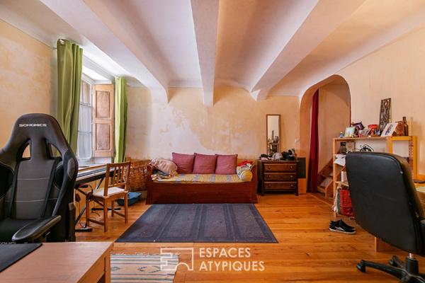 La maison de village et son joli jardin au pays des lavandes