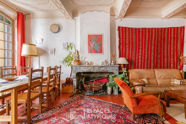 La maison de village et son joli jardin au pays des lavandes