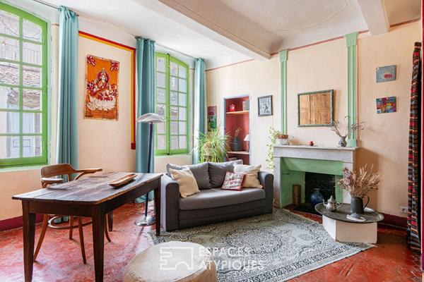 La maison de village et son joli jardin au pays des lavandes
