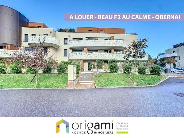 OBERNAI - Récent F2 bien agencé avec terrasse