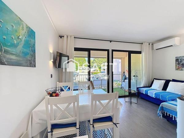 Coup de cœur assuré Superbe T2 entièrement rénové à seulement 600 m de la plage du Lido  Visite virtuelle 360°