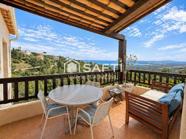 T 3 - TERRASSE PANORAMIQUE MER, GOLFE ET  VILLAGE DE SAINT TROPEZ – PISCINE – TENNIS - CALME - NATURE - BELLES PRESTATIONS