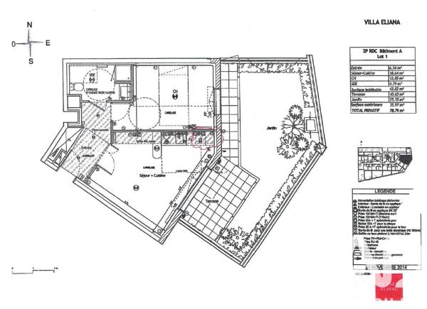 Appartement à vendre 2 pièces 43 m² Le Plessis-Robinson