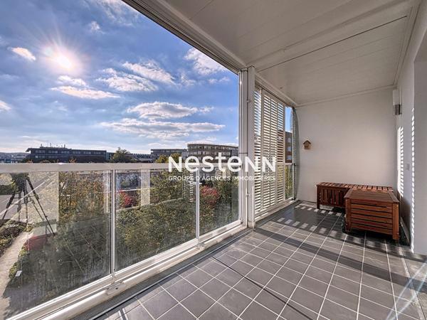 ISSY LES MOULINEAUX - FORT D'ISSY - Vente appartement 3 pièces traversant de 68,01 m² avec une terrasse orienté Sud/Ouest et vue dégagée