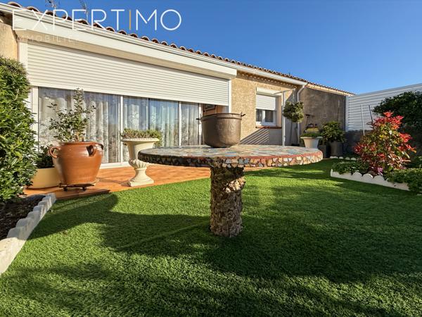 Palavas-les-Flots (34250) Viager occupé 1 Tête. Villa T5 + Jardin + Garage