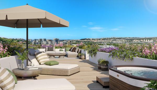 Nice Ouest  Résidence neuve avec piscine et vues dégagées