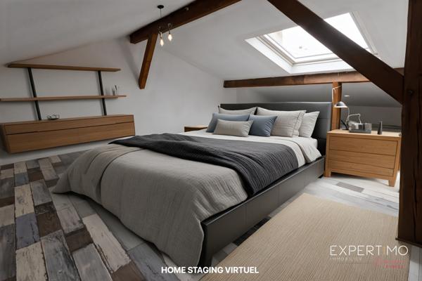 Boulogne-Billancourt (92100) Boulogne-Billancourt – Charmant 2 pièces avec combles aménagés ( 30m2 carrez - 59m2 utiles)