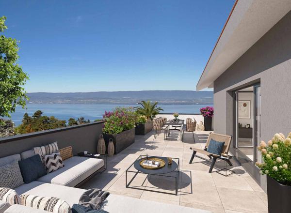 T5 d'exception - Attique - 263 m² proche du lac à Thonon-Les-Bains