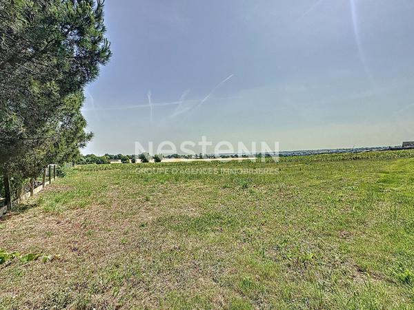 Terrain constructible de plus de 1500 m² situé à Chalonnes Sur Loire au calme avec belle vue dégagée sur la campagne,