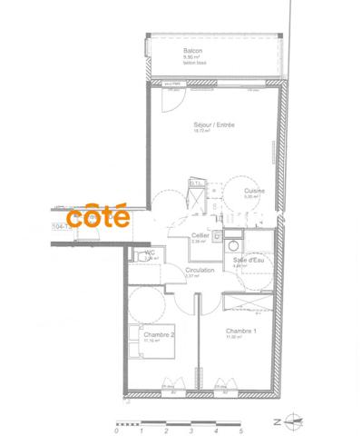 Vente Appartement66,76 m² - 3 Pièces - TARBES (65000)