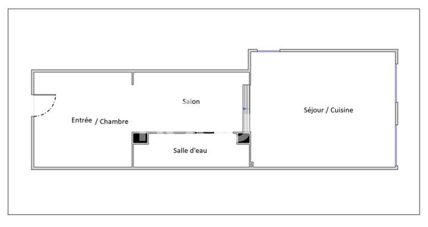 Bel Appartement de 38 m2 - Atypique Esprit Loft Village Ramey