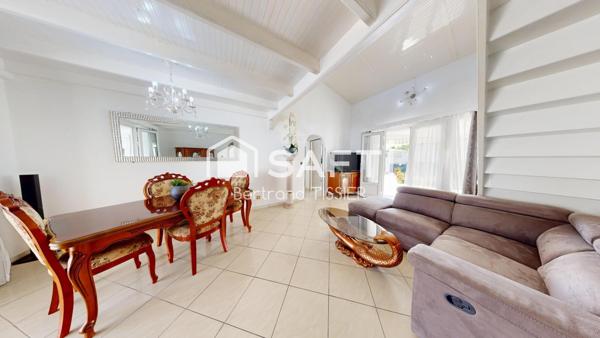 Maison 3 chambres avec mezzanine, jardin, garage