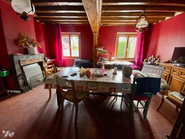 Maison de centre-bourg à SAINT VIATRE (41210), d'une superficie habitable d'environ 116 m² avec...