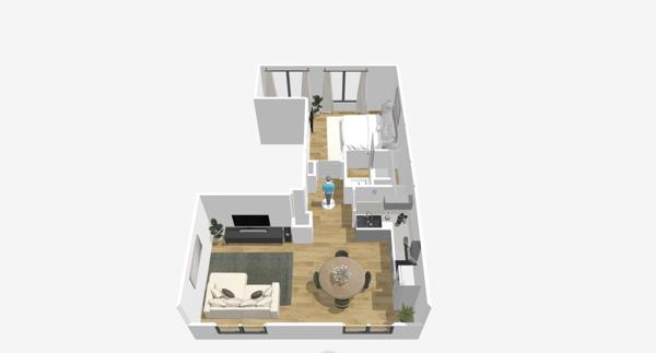 Vente Appartement47,2 m² - 2 Pièces - LE PUY EN VELAY (43000)