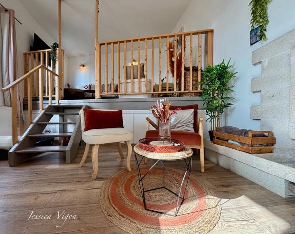 RARE À LA VENTE – EXCLUSIVITÉ – LES GOBELINS – VUE DÉGAGÉE – Maison de ville 3/4 chambres – JARDIN