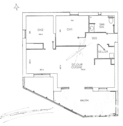 Appartement à vendre 3 pièces 65 m² Bayonne