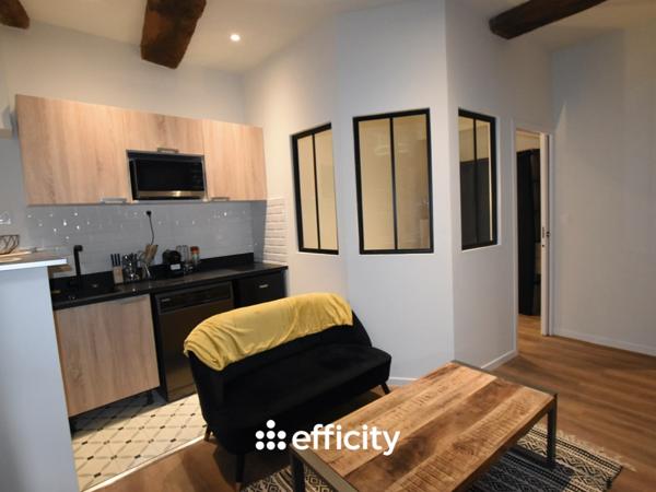 Appartement 1 pièce - 30 m² Exclusivité efficity