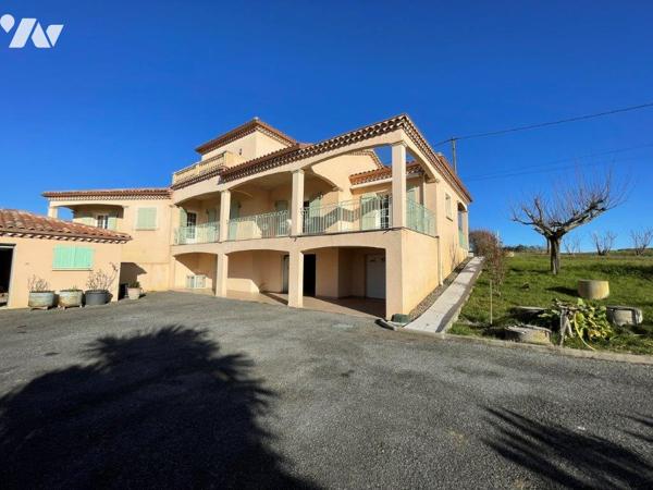 MIELAN  (32) à 5min Belle villa sur sous-sol intégral, offrant une magnifique vue Pyrénées.