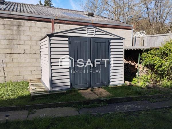 Maison de ville 3ch,jardin et garage 2v