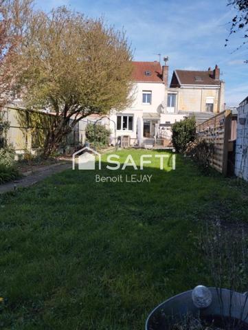Maison de ville 3ch,jardin et garage 2v
