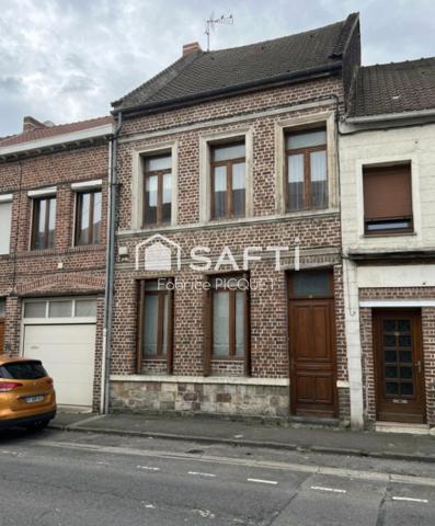 Maison de ville avec 3 chambres, jardin et garage