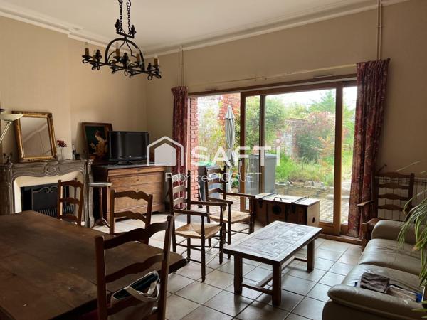 Maison de ville avec 3 chambres, jardin et garage