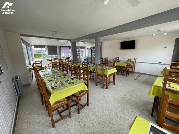 5min d'Yvetot, fonds de commerce restauration, bar, tabac, billetterie, parking et terrasse couverte