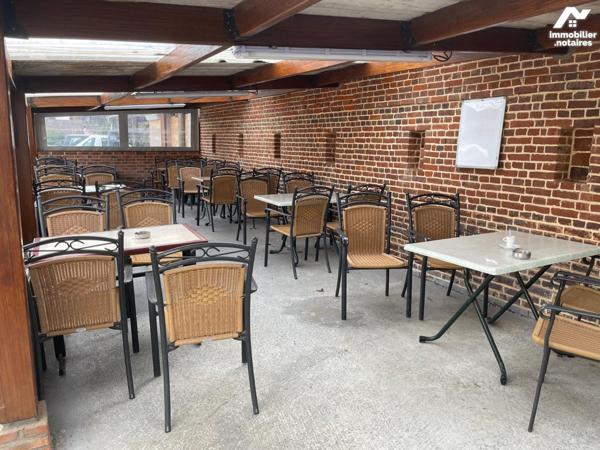 5min d'Yvetot, fonds de commerce restauration, bar, tabac, billetterie, parking et terrasse couverte