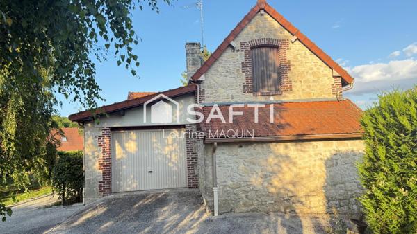 Élégante maison – Charme, volumes et verdure à Bruyères-et-Montbérault