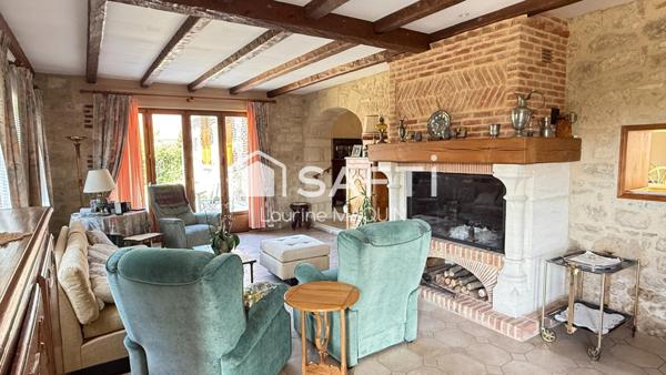 Élégante maison – Charme, volumes et verdure à Bruyères-et-Montbérault