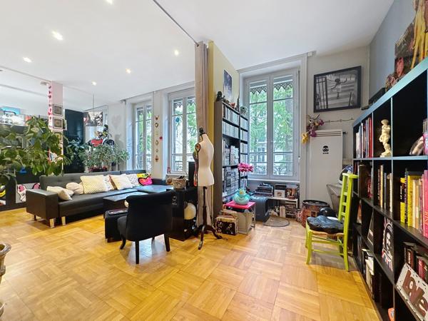 Lyon (69006) Lyon 6 – Boulevard des Brotteaux / Part-Dieu Appartement atypique T3/4 de 94.55 m² – cachet de l’ancien