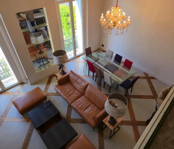 Cannes Alexandre III : Appartement Bourgeois rénové de 150 m2 dans superbe résidence avec parc