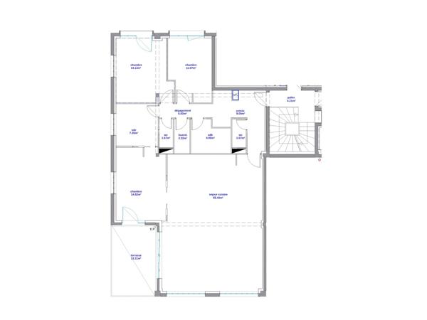 Appartement 4 pièces - 126 m²