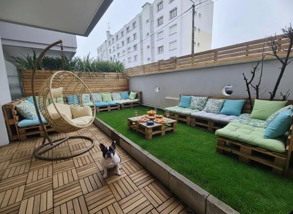 Appartement à vendre 3 pièces DIJON/Maladiére - T3 lumineux de 72 m², terrasse, jardin privatif 60m², grand garage fermé.