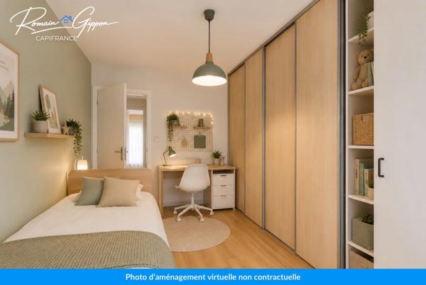 VIAGER OCCUPÉ À SAINT-MAX – F4 DE 80 M² AVEC GARAGE ET DEUX BALCONS
