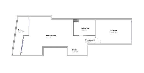 Appartement à vendre 2 pièces 53 m² Cannes