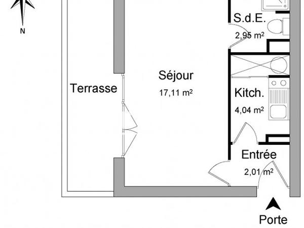 Location Studio 26.11 m² - 26 RUE CLARAC Tarbes 65000