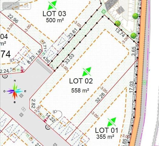 Terrain à Batir à vendre à Saint-Pons-de-Mauchiens dans l'Hérault (34230), ref : 34074-175