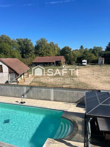Domaine, 2 maisons, piscine, parc, box à chevaux
