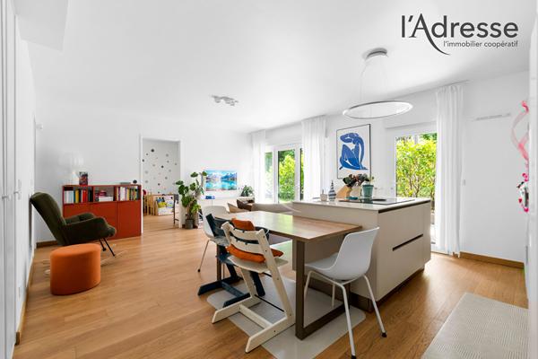 Appartement rez-de-jardin 66m²
