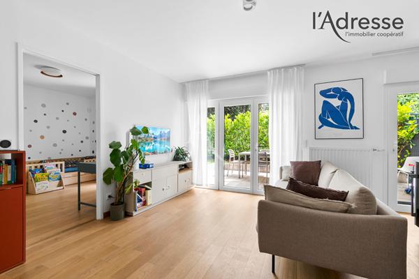 Appartement rez-de-jardin 66m²