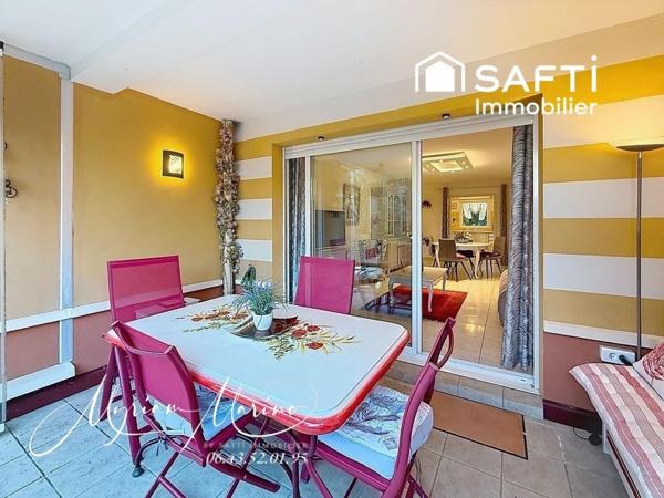 Saint-Aygulf centre – Appartement 3 pièces 73 m² climatisé- terrasse -  piscine.