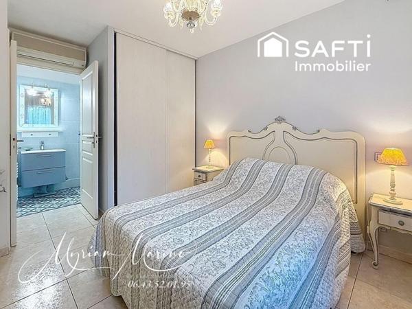 Saint-Aygulf centre – Appartement 3 pièces 73 m² climatisé- terrasse -  piscine.