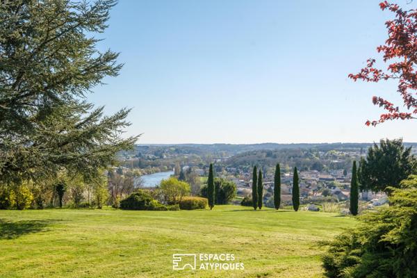 Somptueuse villa à la vue imprenable sur la Vienne
