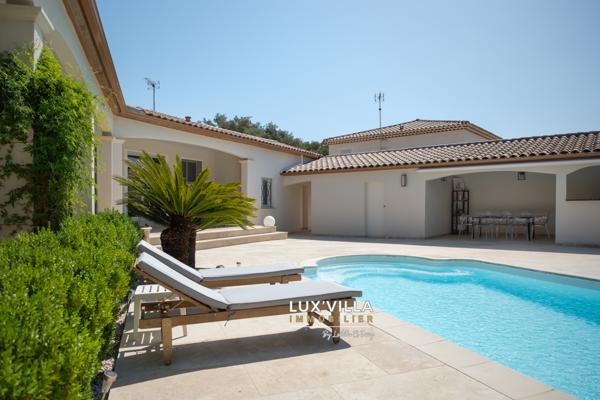 Castries (34160) Villa de plain-pied dans un havre de paix au cœur d’un village prisé à l’est de Montpellier