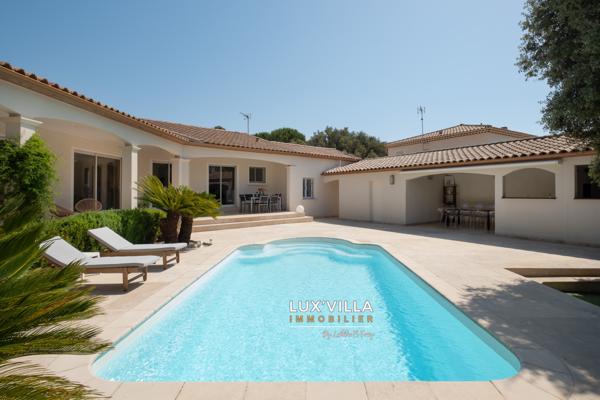 Castries (34160) Villa de plain-pied dans un havre de paix au cœur d’un village prisé à l’est de Montpellier