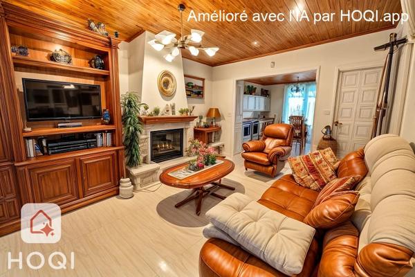 maison 3 chambres, garage et terrain 260 m2